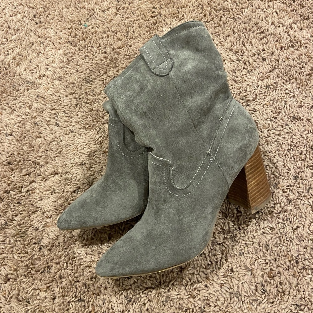Gray Booties